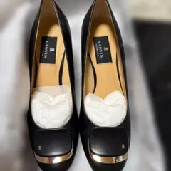 LANVIN COLLECTION スクエアトゥ パンプス 23.5cmのサムネイル