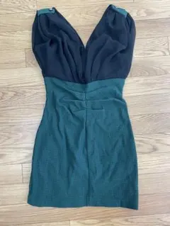 韓国ドレス BERAKAH 千鳥柄 ミニドレス