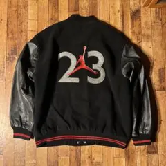 90s NIKE Jordan ナイキ ジョーダン スタジャン レザー×ウール