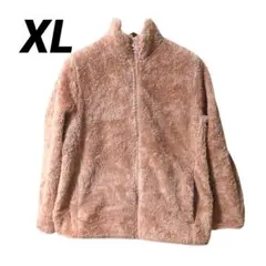 UNIQLO　ユニクロ　ファーリーフリースフルジップジャケット　ピンクXL