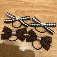 大人かわいいヘアゴム