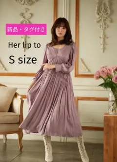 美品★herlipto Double Bow Summer Long Dress Fubail / Double Bow Summer Long Dress