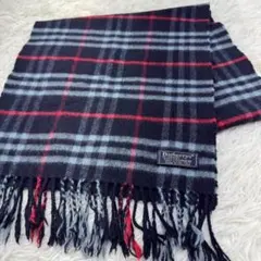 極美品✨バーバリーロンドン マフラー ノバチェック カシミヤ100% 英国製