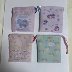 サンリオ キキララ リトルツインスターズ　プチ巾着 セミ コンプリートセット