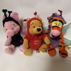 ディズニーストア　プーさん ティガー ピグレット ぬいぐるみ