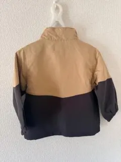 ベージュ/黒 ウィンドブレーカー 新品 95cm