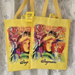Wegmans NY 自由の女神 エコバッグ 2個セット