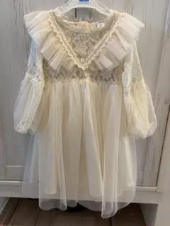 【美品】キッズセレモニーチュールワンピース
