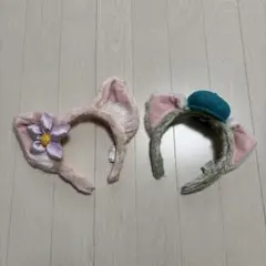 【美品】リーナベル　ジェラトーニ　ディズニーカチューシャ 2点セット