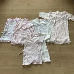 ベビー肌着 50-60 綿100% 8枚セット　新生児　長襦袢