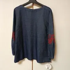 PART2 BY JUNKO SHIMADA　袖刺繍ブラウス（15号)のサムネイル