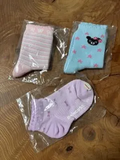 ミキハウス　新品ベビーソックス　3点　13-15サイズ