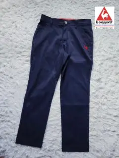 ルコックゴルフ　ネイビー　レディース　ゴルフパンツ
