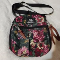 値下げ GREGORY 花柄 ショルダーバッグ グレゴリー 旧ロゴ | Mercari