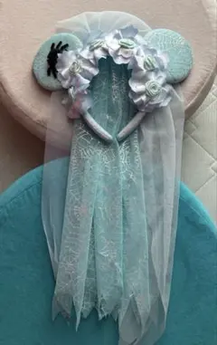 【お値下げ可】ディズニーハロウィン2021 花嫁カチューシャ　ミニー