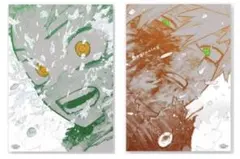 僕のヒーローアカデミア ヒロアカ 原画展 A2アートポスター 爆豪勝己 緑谷出久