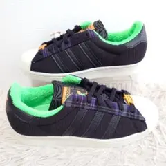 未使用 adidas SUPERSTAR HALLOWEEN スニーカー 靴 黒のサムネイル