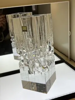 HOYA クリスタル　佐々木文夫　花瓶　フラワーベース　　最高級　貴重　中古品 HOYA クリスタル 佐々木文夫 花瓶 フラワーベース 最高級 貴重 中古品