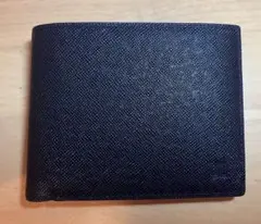 【商品名】 LANVIN COLLECTION二つ折り財布 ブラック メンズ