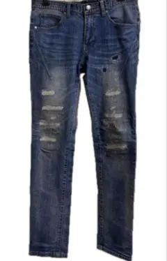 NUMBER NINE×NANO UNIVERSE/ダメージリペア加工デニム サイズS 307D37EE-CDF0-494D-BF39-