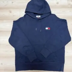 TOMMY JEANS パーカー ネイビー XL