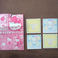 平成レトロ　ハローキティ　ステッカー　4枚セット