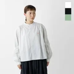 ダントンDANTONタイプライターバンドカラーシャツ 36