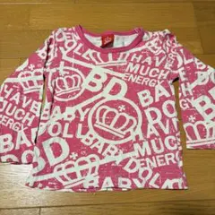 BABYDOLL 長袖Tシャツ ピンク 100cmのサムネイル