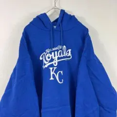 【商品名】Kansas City Royals mlb パーカー 青