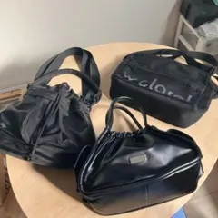 黒 バッグ 3つセット