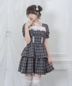 evelyn リボンカーデセットワンピース - メルカリ