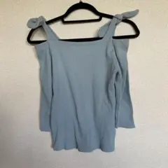 バイバイ　オフショル　ショルダーリボン　トップのサムネイル