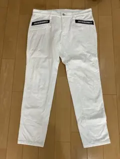 JACKBUNNY ホワイト ストレート冬物パンツ サイズ5