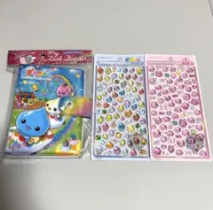 【新品未使用】しずくちゃん　ボンボンドロップシール　2枚セット　シールバインダー