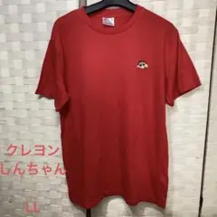 クレヨンしんちゃん　半袖　Tシャツ　赤　L Lサイズ　可愛い　キャラT（か2）