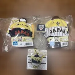 タイトーくじ　侍ジャパン×サンリオキャラクターズ　ポムポムプリン　セット