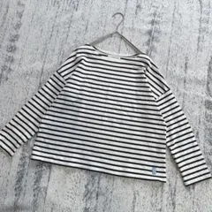 フォーク＆スプーン/アーバンリサーチ　ボートネックボーダートップス
