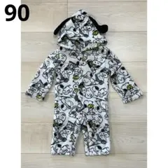 ベビー服 スヌーピー 着ぐるみ ロンパース 90