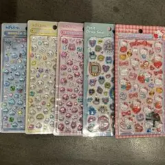 ボンボンドロップシール まとめ売り しずく サンリオ キティー たまごっち