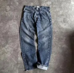 リーバイス 505 ストレート W32 L32 鬼ヒゲ フェード ダメージ 古着