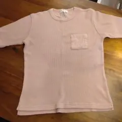 THE SHOP TK ピンク ワッフルTシャツ M