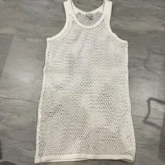 SPECIAL 1 ホワイトメッシュタンクトップ
