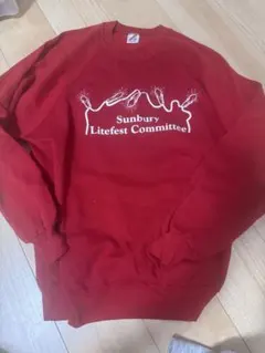 Sunbury Litefest Committee スウェット レッド