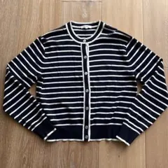 プラステ　ストライプカーディガン