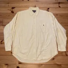 Ralph Lauren ビックシャツ イエローオックスフォード L