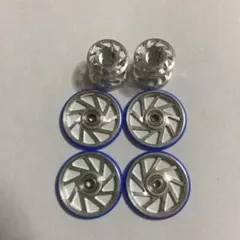ミニ四駆 軽量2段ブルー（13-12mm） プラリン19mmライトブルー 純正