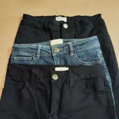 レピピアルマリオ　デニムボトムス3本セット　S、М