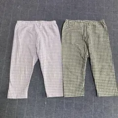 ユニクロ　UNIQLO 7分丈レギンス　2点セットまとめ売り　110cm