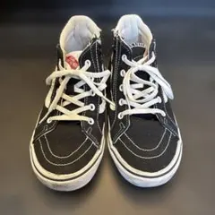 Vans ブラック ハイカット スニーカー　21cm