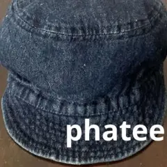 phatee デニムハーフキャップ
